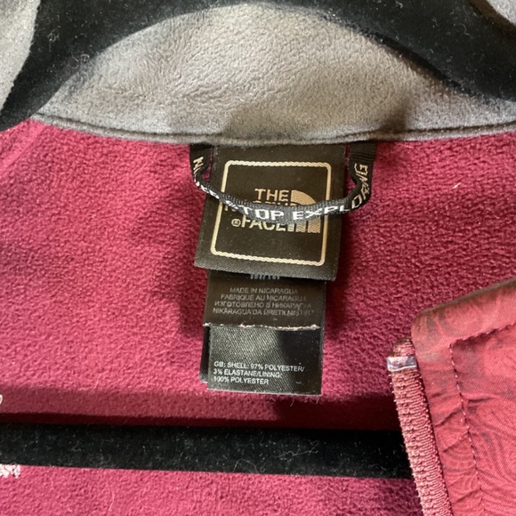 The North Face Apex Bionic Jacket Bordeaux Burgundy Style AMVXCM7 Womens Size M - Picture 8 of 11